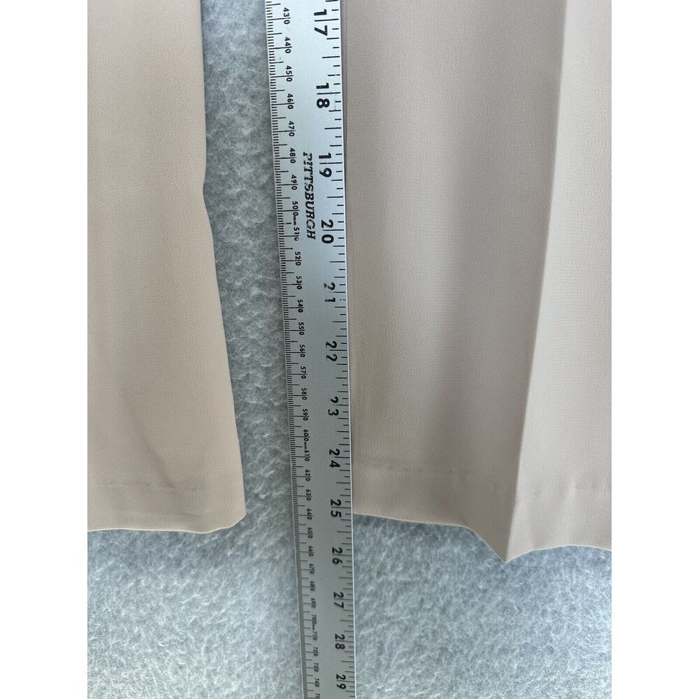 Mango Womens Dress Pants Size Small with Flare Leg 25" Inseam Light Brown - Picture 5 of 11